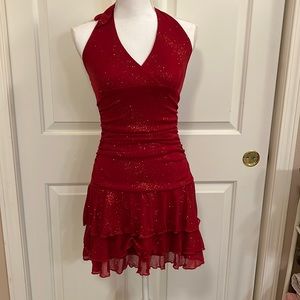 Mariposa strapless party dress